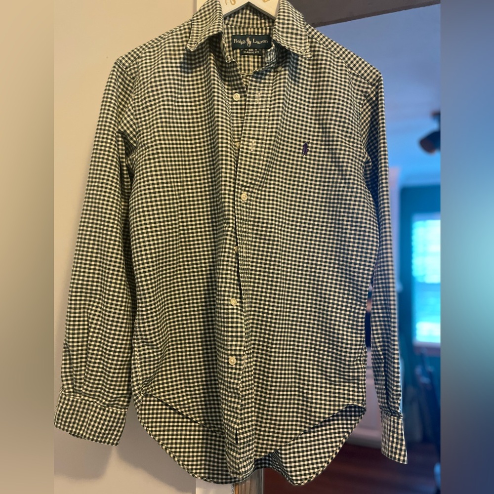 Ralph Lauren Gingham Button Down Shirt